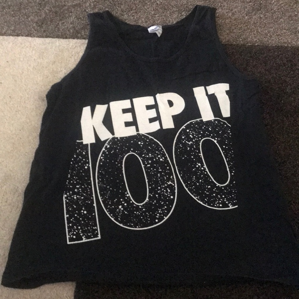 Keep it 100 stylish tank top